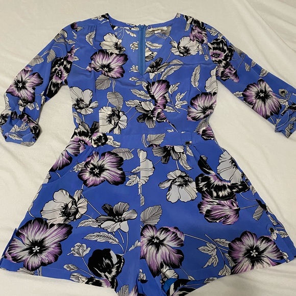Yumi Kim Liz Silk Romper, small - Picture 1 of 5